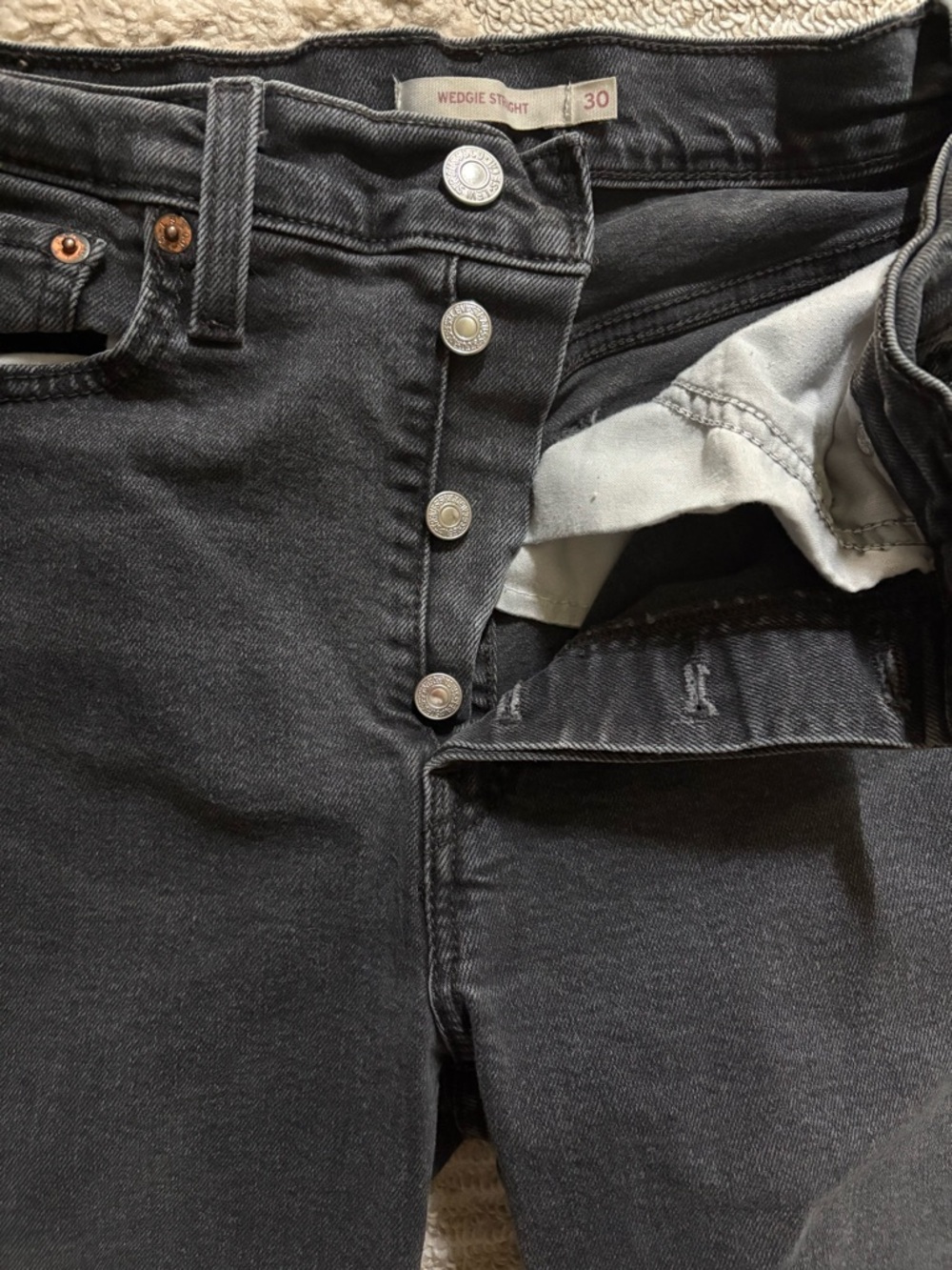 Levi wedgie straight Women’s Jeans - Charcoal - Picture 6 of 6